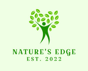 Human Tree Wellness logo design