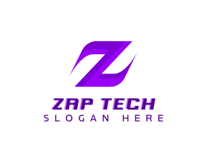 Gaming Tech Letter Z logo design