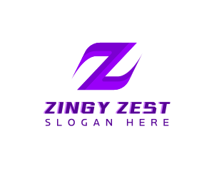 Gaming Tech Letter Z logo design