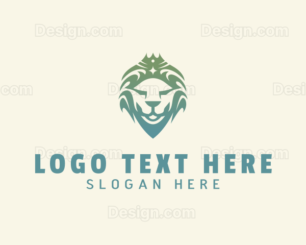 Lion Crown Regal Logo