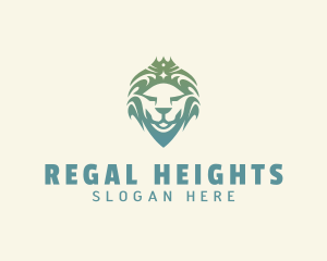 Lion Crown Regal logo design