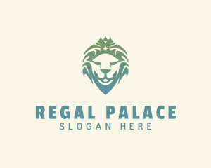 Lion Crown Regal logo design