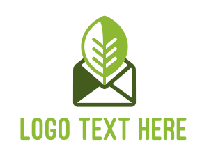 Message - Eco Mail Message logo design