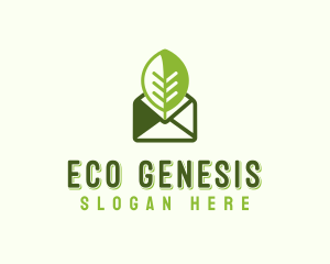 Eco Mail Message logo design