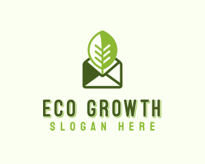 Eco Mail Message logo design