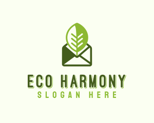 Eco Mail Message logo design