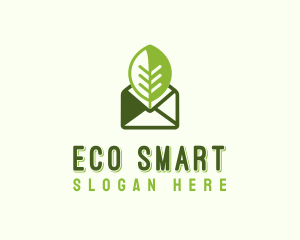 Eco Mail Message logo design