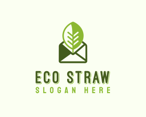 Eco Mail Message logo design