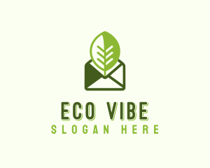 Eco Mail Message logo design