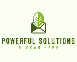 Eco Mail Message logo design