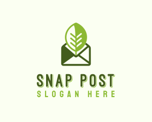 Eco Mail Message logo design