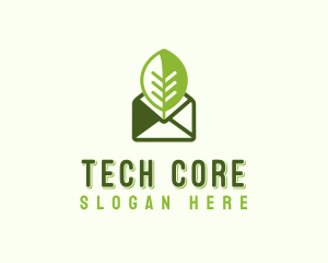 Eco Mail Message logo design