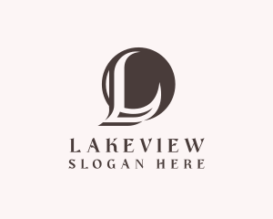 Upscale Luxury Letter L logo design