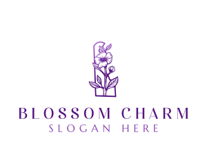 Delaware Peach Blossom logo design