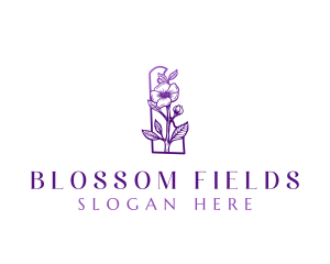 Delaware Peach Blossom logo design