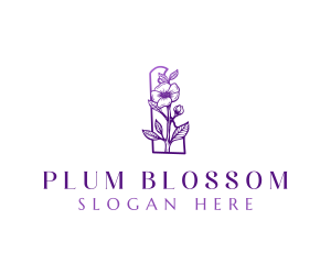 Delaware Peach Blossom logo design