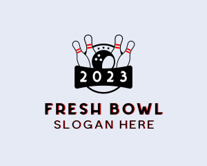 Star Bowling Ball logo design