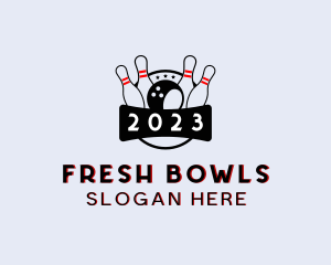 Star Bowling Ball logo design