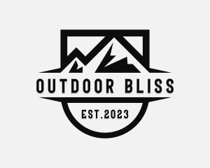 Travel Mountain Trekking  logo design