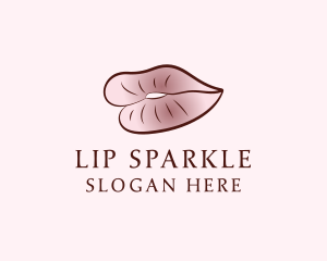 Lips Beauty Makeup logo design