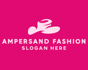 Pink Fashion Hat logo design