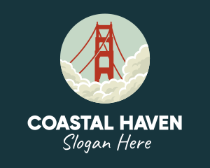 Golden Gate San Fransisco logo design