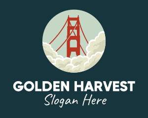 Golden Gate San Fransisco logo design