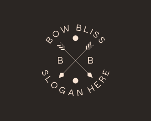 Hipster Boho Arrows logo design