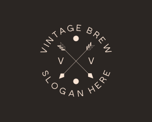 Hipster Boho Arrows logo