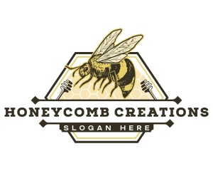 Bee Honey Hive logo