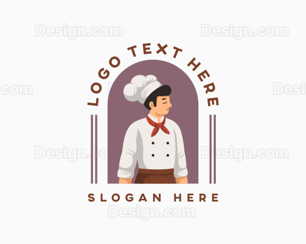 Male Chef Baker Logo