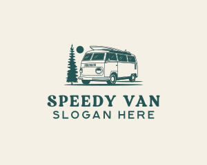 Retro Trailer Van logo