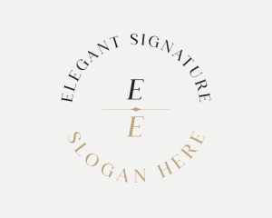 Elegant Luxury Fashion logo design