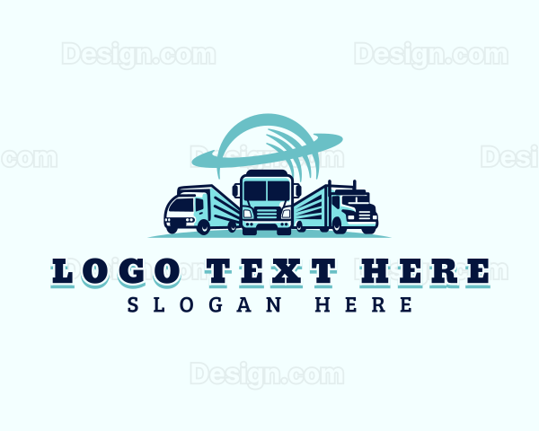 Delivery Truck Fleet Logo