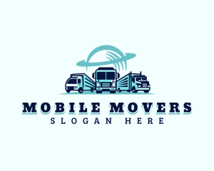 Delivery Truck Fleet logo design