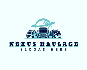 Delivery Truck Fleet logo design