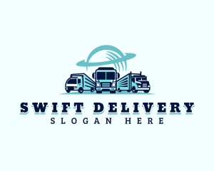 Delivery Truck Fleet logo design