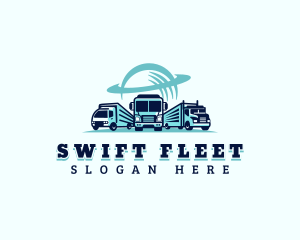 Delivery Truck Fleet logo design