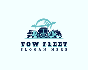 Delivery Truck Fleet logo design