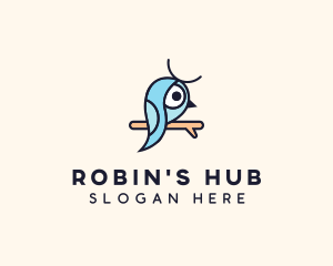 Blue Robin Finch logo