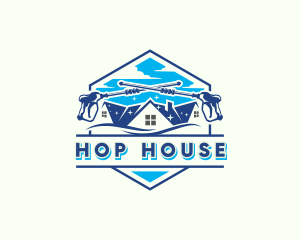 House Pressure Washer logo design