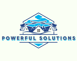 House Pressure Washer logo design