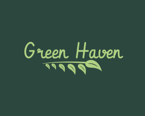 Leaf Botanical Farm logo design