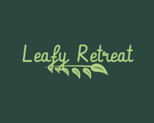 Leaf Botanical Farm logo design