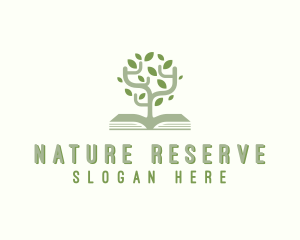 Nature Tree Book  logo design