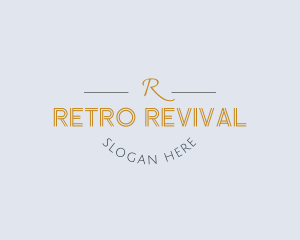 Retro Business Brand logo design