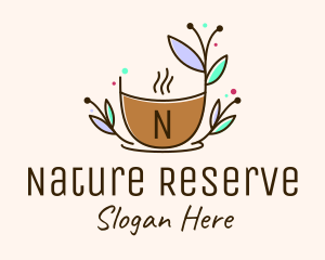 Nature Organic Cup logo design