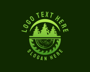 Tree Wood Sawmill logo