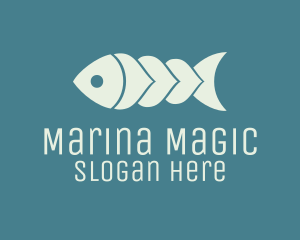 Blue Fish Fishing logo design