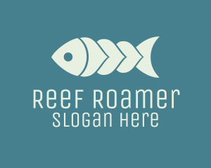 Blue Fish Fishing logo design